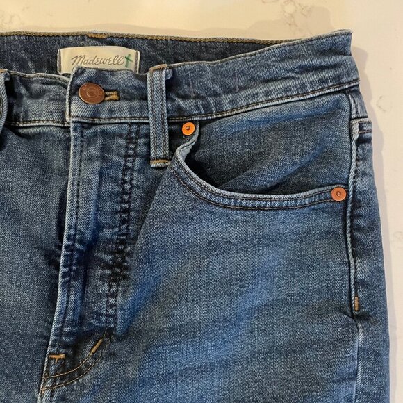 J. Crew Madewell The Perfect Vintage Jean Hi Rise Med Wash Cotton Blend Sz 27 - Picture 4 of 14